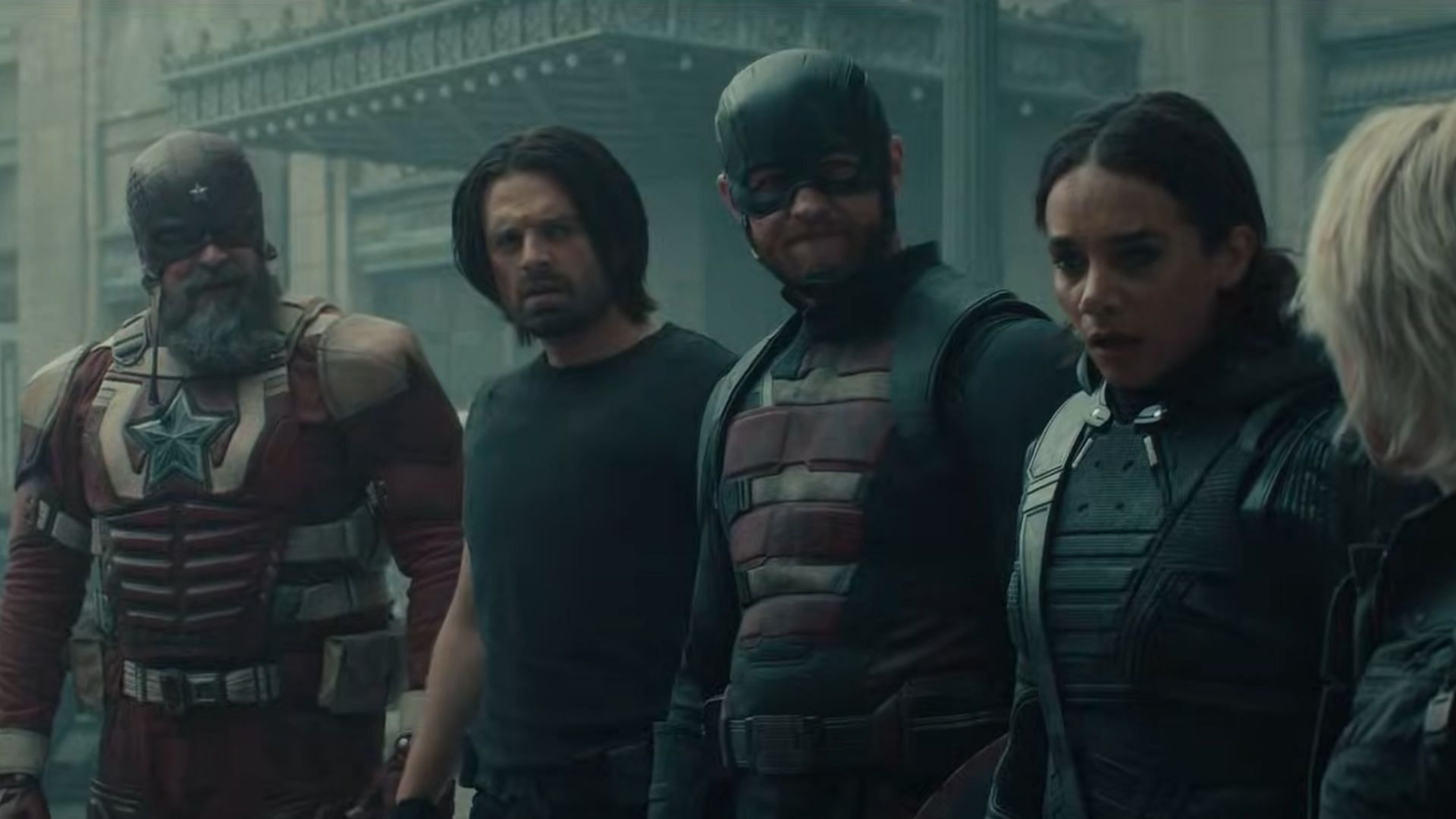 The Thunderbolts* post-credits scene shows the New Avengers—nearly half are ex-Russian operatives.(Image via YouTube/@marvel)